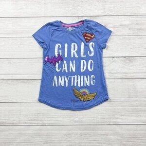 DC Comics Superhero Graphic Sequin Shirt